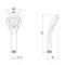 Лійка для ручного душу Лейки Lidz Niagara 24 80 мм округла LDNIA24CRM39332 Chrome