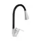 Змішувач для кухні Lidz Tani 008F3 з гнучким виливом (k40) LDTAN008F3BCR39484 Chrome/Black