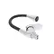 Змішувач для кухні Lidz Tani 008F3 з гнучким виливом (k40) LDTAN008F3BCR39484 Chrome/Black
