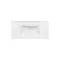Раковина Qtap Albatross 5C 1000х480х210 White з донним клапаном QT01115100CW