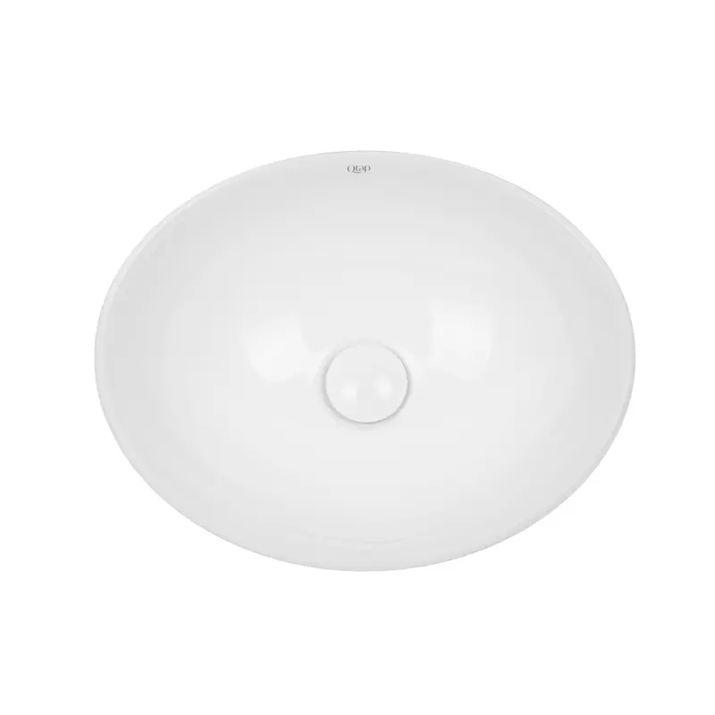 Раковина-чаша Qtap Dove 420x330x150 White з донним клапаном QT06113078W