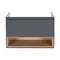 Тумба підвісна Qtap Robin 1000х580х500 GRAPHITE/WHITISH OAK QT1374TPВ1002NGWO