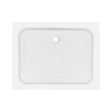 Душовий піддон KAPIELKA ST100x80х14 низький, прямокутний, діаметр зливу 52 мм Lidz
