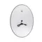 Дзеркало Qtap Mideya 500х700 з LED-підсвічуванням Touch, з антизапотіванням, димером QT2078NCR5070W