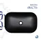 Раковина-чаша Qtap Robin 600x390x150 Matt black QT132143PMBMBN