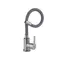 Змішувач для кухні Brinex Pure 015F3 з гнучким виливом   Nickel/Grey BRIPUR015F3NKG