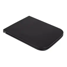 Сидіння для унітаза (Gemini) 435x357x37 мм, Matt Black, з мікроліфтом, Slim Duroplast, Quick Release QT99HY2312MB Qtap