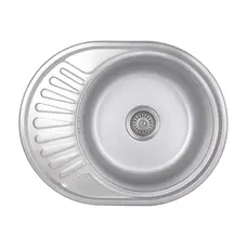 Кухонна мийка Brinex 5745 0,8 мм Satin (BRIN5745SAT08)
