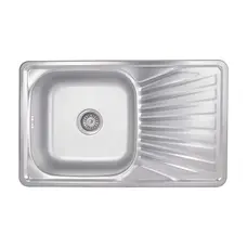 Кухонна мийка Brinex 7848 0,8 мм Satin (BRIN7848SAT08)
