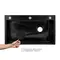 Lidz Handmade H7545B Мийка для кухні інтегрована Decor Black PVD Honeycomb 3,0/1,0 мм LDH7545BDECPVD48373