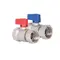 Комплект кранів кульових Thermo Alliance Standart 1"ВВ прямий з накидною гайкою TAS262RBW25