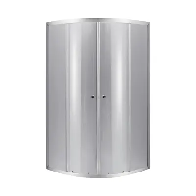 Душова кабіна Lidz Latwa SC90x90.SAT.LOW.DGR, скло темне тоноване 4 мм без піддона