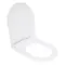 Qtap Сидіння для унітаза (Robin 490, Scorpio 490) 430x363x60 мм, White, з мікроліфтом, Slim Duroplast, MagLock QTSC179W48915