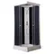 Душовий бокс Lidz Kubis SB90x90.SAT.LOW.GR, скло тоноване 4 мм