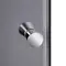 Душовий бокс Lidz Kubis SB90x90.SAT.LOW.GR, скло тоноване 4 мм