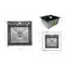 Мийка для кухні інтегрована Lidz Handmade H4545HB Decor Black PVD Honeycomb 2,5/0,5 мм LDH4545HDECBLM49438