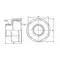 Перехід SD Forte 1" 1/4х3/4" ВЗ SF3603220