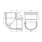 Кут SD Forte 1/2" ВВ хром SF368H15