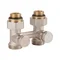 Кран буксовий SD Forte 3/4"х1/2" для радіатора нижній SF253W15