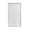 Душові двері в нішу Qtap Taurus CRM201-11.C6 97-108x185 см, скло Clear 6 мм, покриття CalcLess