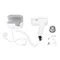 Фен із тримачем Qtap Pohodli 1200 Вт QTF1200ROP White (Pobut)