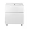 Комплект Qtap Albatross 710х825х460 White тумба підлогова + раковина урізна QT0171TN700D3070CW
