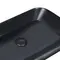 Раковина-чаша Qtap Scorpio 550х390х120 Matt black з донним клапаном QT14112243MB