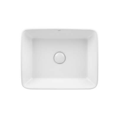 Раковина-чаша Qtap Tern 480х370х135 White з донним клапаном QT17112074W