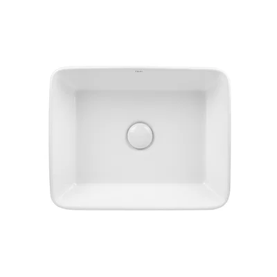 Раковина-чаша Qtap Tern 480х370х135 White з донним клапаном QT17112074W