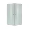 Душова кабіна Lidz Latwa SC90x90.SAT.MID.FR, скло Frost 4 мм без піддона