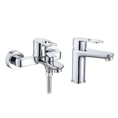 Набір змішувачів Latwa 001 + Latwa 006 Chrome Набір змішувачів Latwa 001 + Latwa 006 Chrome