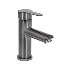 Змішувач для раковини Brinex Pure 001F низький Graphite BRIPUR001FGRP