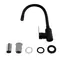 Змішувач для кухні Brinex Pure 015F3 з гнучким виливом   Black Matt BRIPUR015F3BLM
