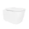 Унітаз підвісний Qtap Crow Ultra Quiet безобідковий з сідінням Soft-close QT05335170W