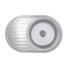 Кухонна мийка Brinex 7750 0,8 мм Satin (BRIN7750SAT08)