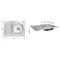 Кухонна мийка Brinex 6080-R 0,6 мм Satin (BRIN6080RSAT06)