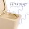 Унітаз підвісний Tern Ultra Quiet 490×365×325 мм, Beige, з сидінням Slim Duroplast / Soft-close / Quick Release QT17332303ASSB Qtap