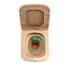Унітаз підвісний Tern Ultra Quiet 490×365×325 мм, Beige, з сидінням Slim Duroplast / Soft-close / Quick Release QT17332303ASSB Qtap