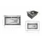 Lidz Handmade H7545 Мийка для кухні інтегрована Decor Honeycomb 3,0/1,0 мм LDH7545DEC48372