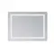 Дзеркало Lidz Kubis (KU2) 800х600 з LED-підсвічуванням Touch, з антизапотіванням, з димером, рег. яскравості LD78LF904806048446