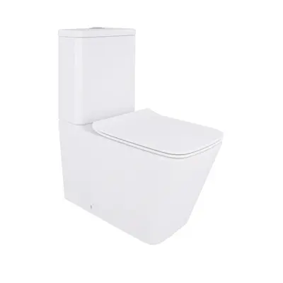 Унітаз підлоговий Qtap Crow Eco безобідковий з сідінням Soft-close QTCRO27W48750
