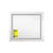 Дзеркало Lidz Kubis (KU1) 600х700 з LED-підсвічуванням Touch, з антизапотіванням, з димером, рег. яскравості LDKU60070049285