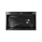 Мийка для кухні інтегрована Lidz Handmade H7545B Brushed Black PVD 3,0/1,0 мм LDH7545BRUBLM49458