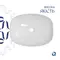 Раковина накладна Qtap Cardinal 500х380х140 мм, Marble, прямокутна, з донним клапаном QTCAR188MR49826