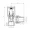 Кран радіаторний SD Forte 1/2" кутовий хром SF234W15
