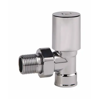 Кран радіаторний SD Forte 1/2" кутовий хром SF234W15 Кран радіаторний SD Forte 1/2" кутовий хром SF234W15
