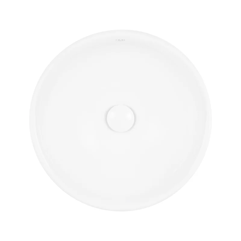 Раковина-чаша Qtap Owl 400х400х155 White з донним клапаном QT1911K53W