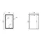 Дзеркало Qtap Mideya (DC-F936) 500х800 з LED-підсвічуванням Touch, з антизапотіванням, димером QT2078F936W