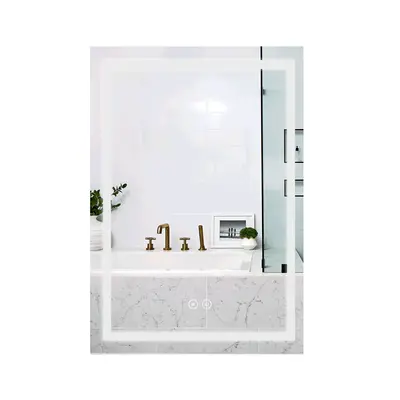 Дзеркало Qtap Mideya (DC-F936) 500х800 з LED-підсвічуванням Touch, з антизапотіванням, димером QT2078F936W