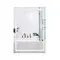 Дзеркало Qtap Mideya (DC-F936) 500х800 з LED-підсвічуванням Touch, з антизапотіванням, димером QT2078F936W